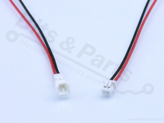 Cable set JST SM micro 1.25mm - 2 pins